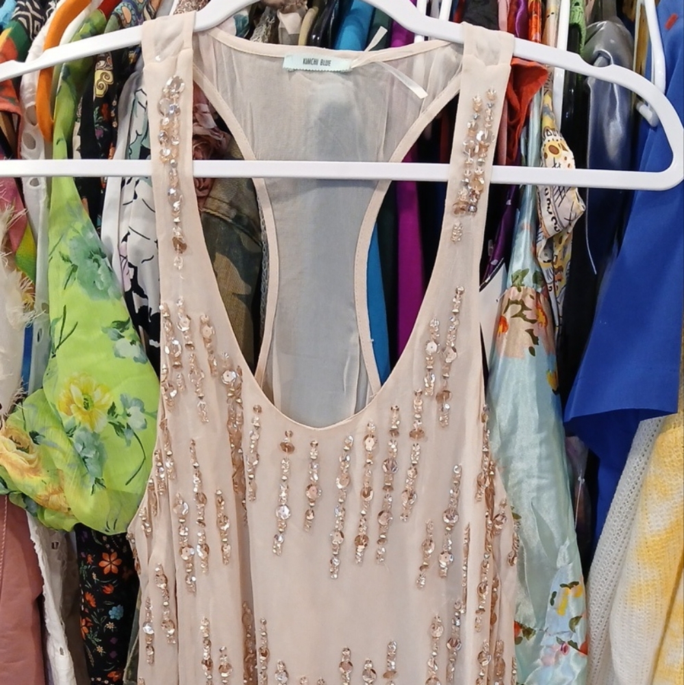 #145 Sequins tank top